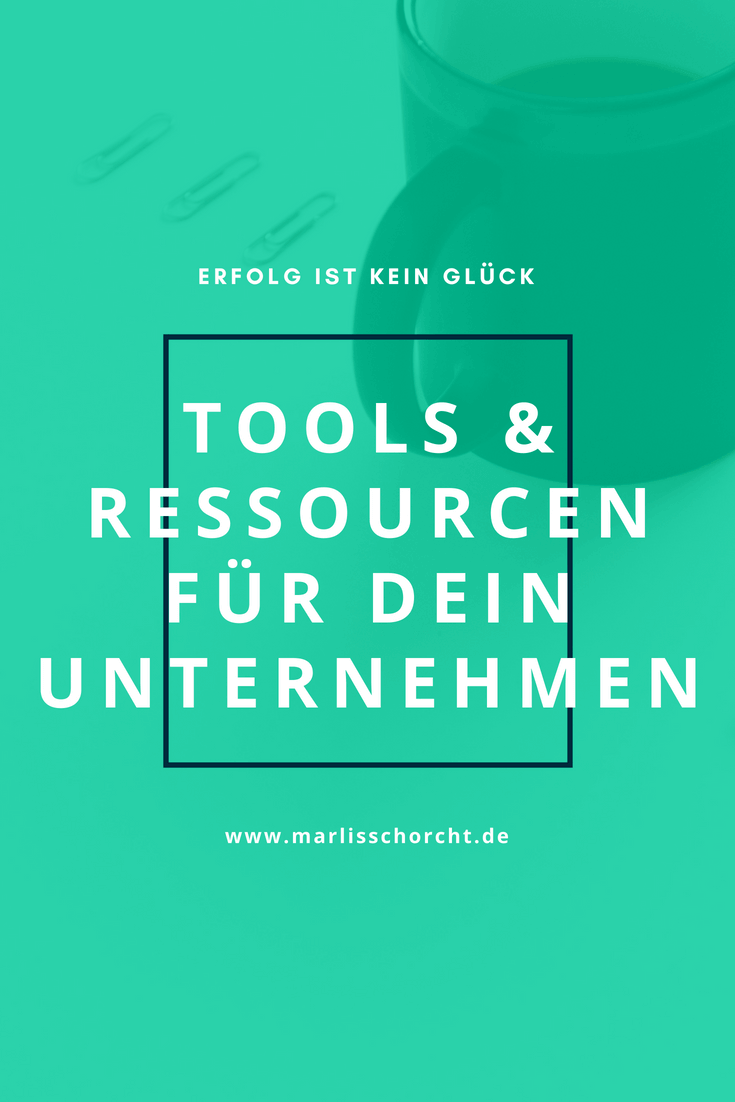 tools und ressourcen unternehmen