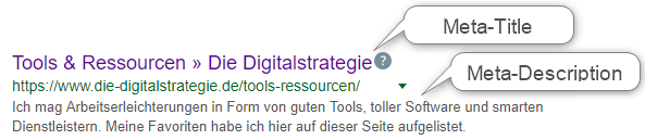 seo selber machen meta daten