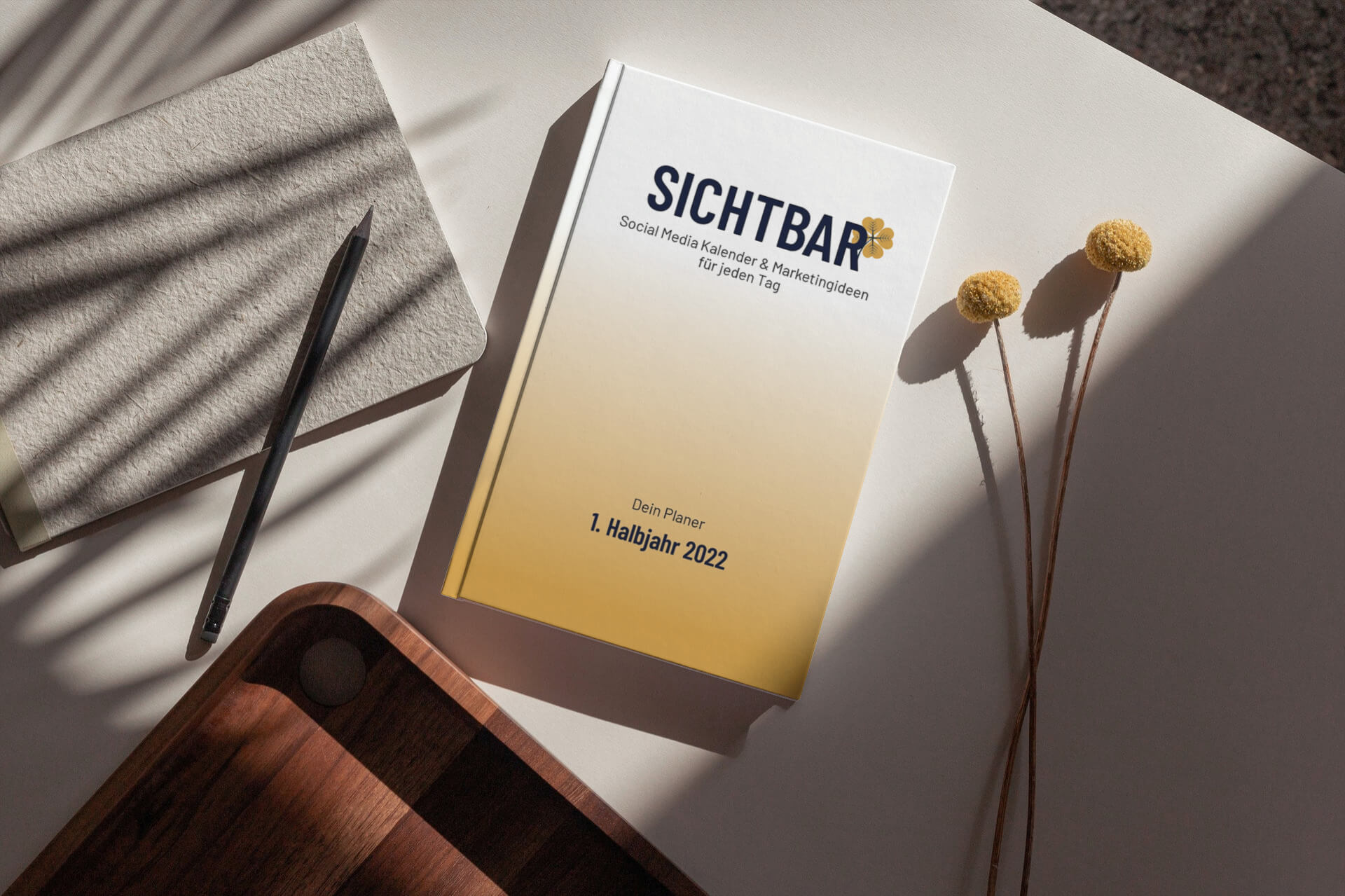 Book on table