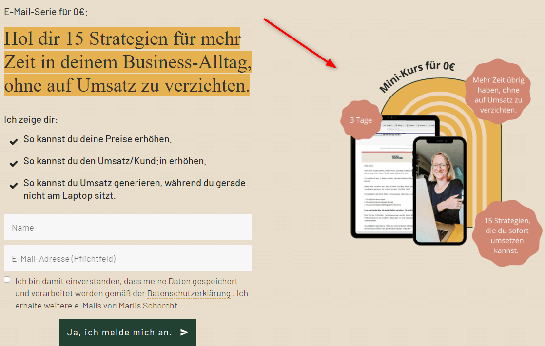 Bild A/B Test zur Conversionrate-Optimierung