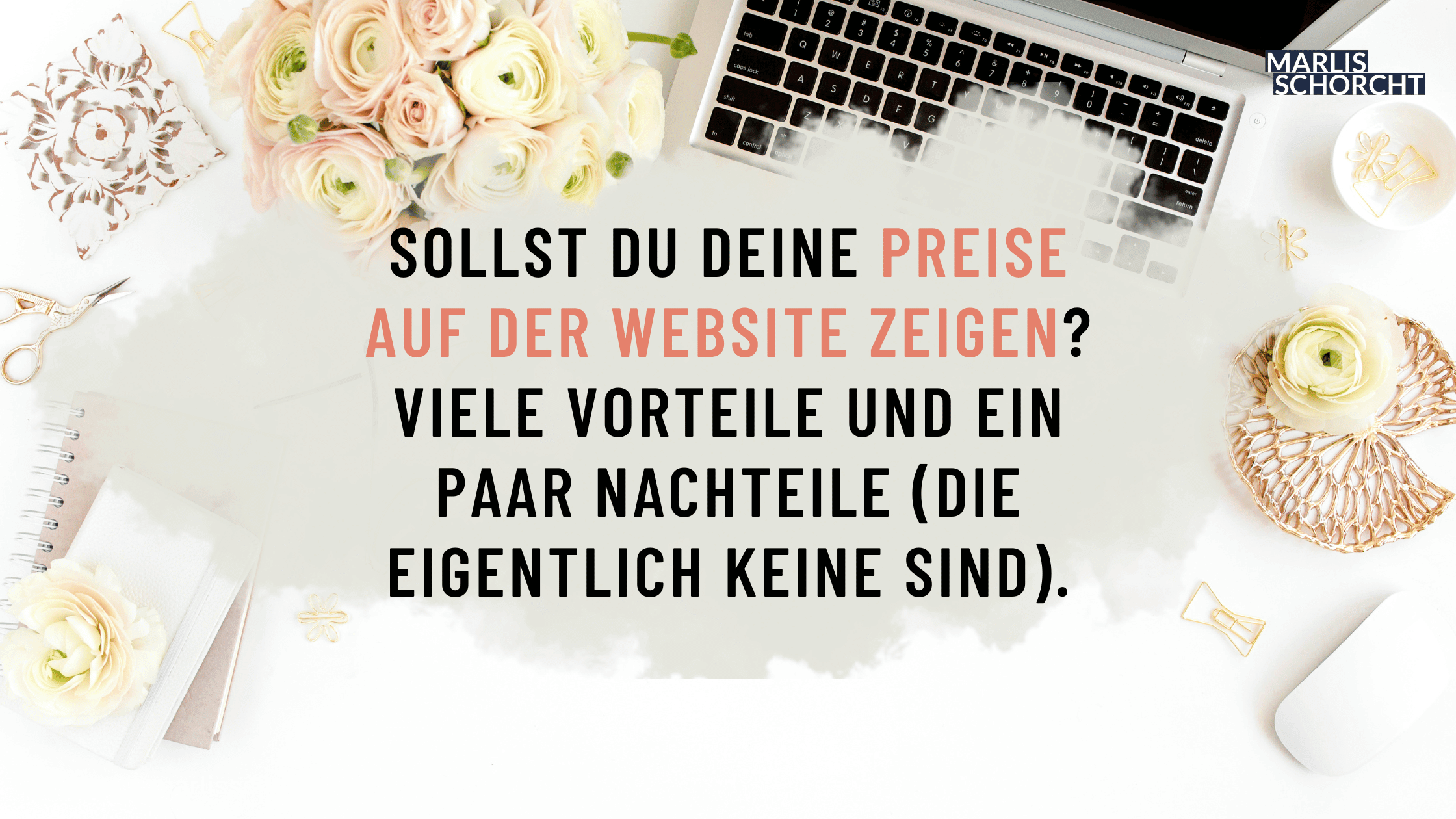 preise auf website zeigen